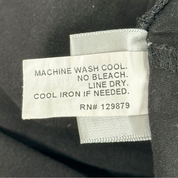 Blue Canoe Black Organic Cotton Crop Ankle Skinny Pull-On leggings Womens Small - Picture 6 of 9